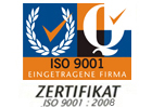 DIN ISO 9001:2008 Zertifikat