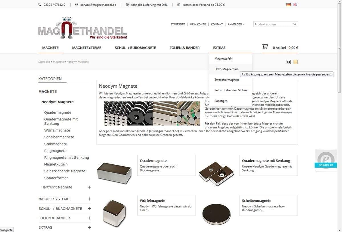 Magnet-Shop Magnethandel.de