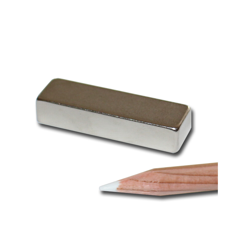 Neodymium Magnets 40x12x8 NdFeB N40 - pull force 11 kg