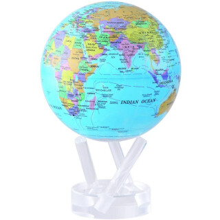 MOVA Globe Magic Floater Political Map silently rotating Globe 6"