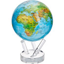 MOVA Globe Magic Floater Reflief Map silently rotating...