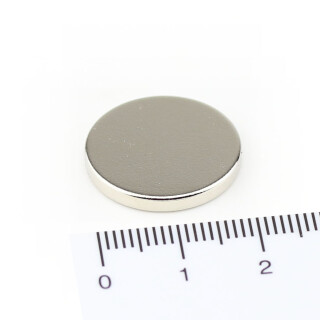 Neodym Magnete Ø20x2,5 mm NdFeB N50H