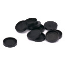 Rubber caps gummed case for 16 mm magnets and pot magnets