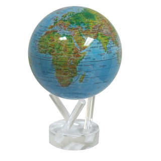 MOVA Globe Magic Floater Reliefkartenbild - geräuschlos selbstrotierender Globus