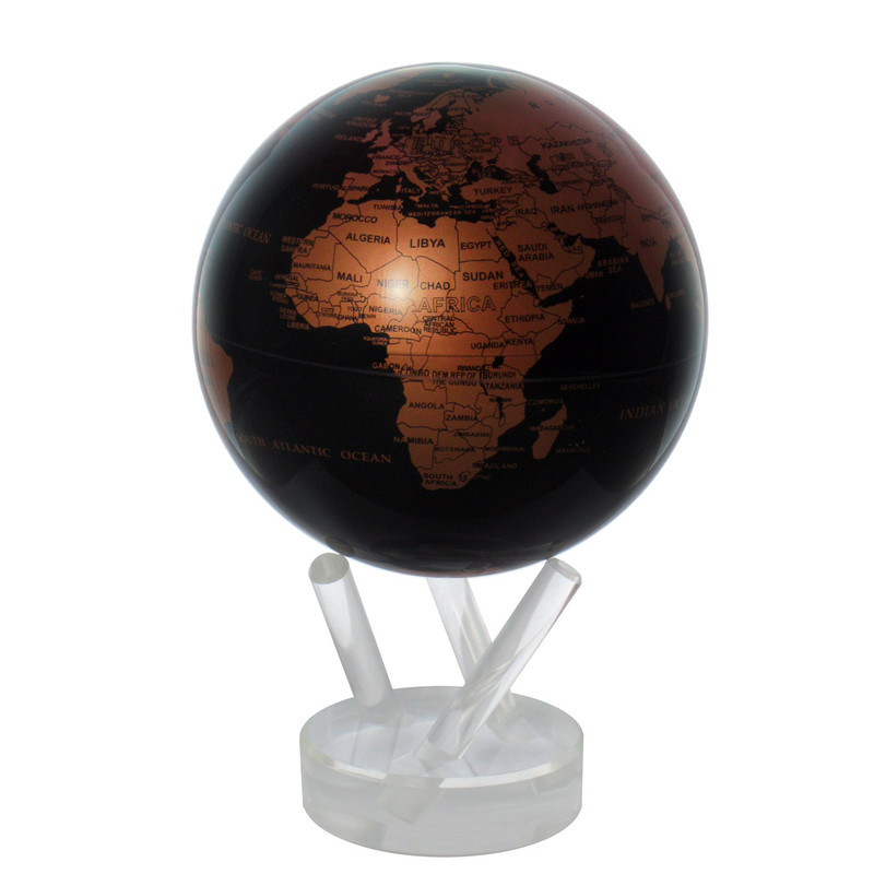 MOVA Globe Magic Floater Copper Black silently rotating Globe