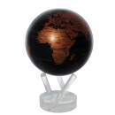 MOVA Globe Magic Floater Copper Black silently rotating...