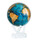 MOVA Globe Magic Floater Gold Terrestrial (Dunkel Blau) - geräuschlos selbstrotierender Globus 6"