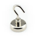 Magnetic hooks Ø 25 mm - holds 22 kg -