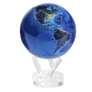 MOVA Globe Magic Floater Earth at Night silently rotating...