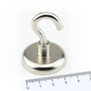 Magnetic hooks Ø 36 mm - holds 41 kg -