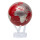 MOVA Globe Magic Floater Silver and Red silently rotating Globe 6"