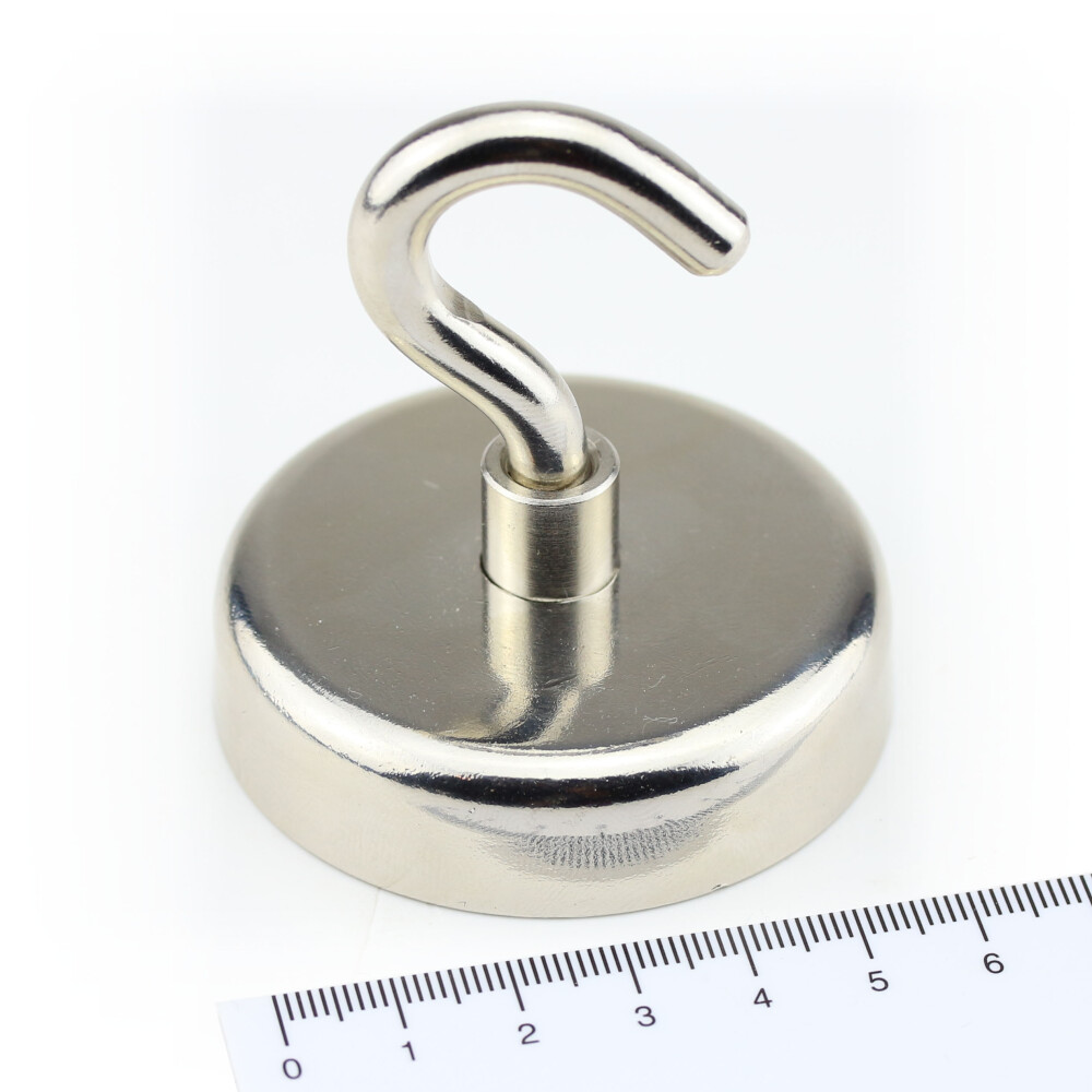 Magnetic hooks  60 mm - holds 110 kg -