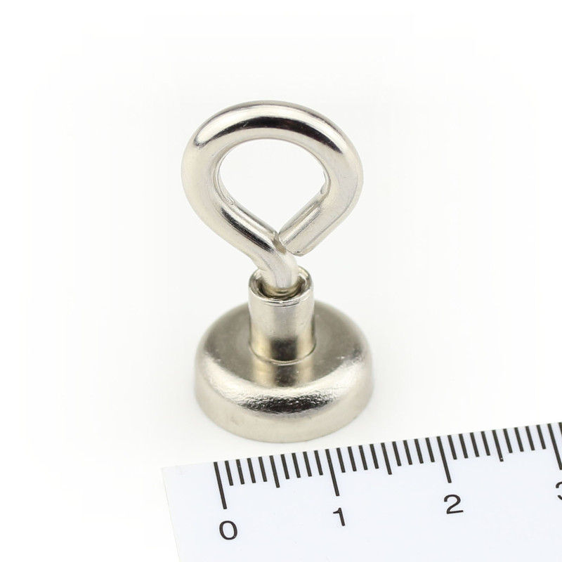 Eye magnets Ø 16 mm - holds 6 kg -