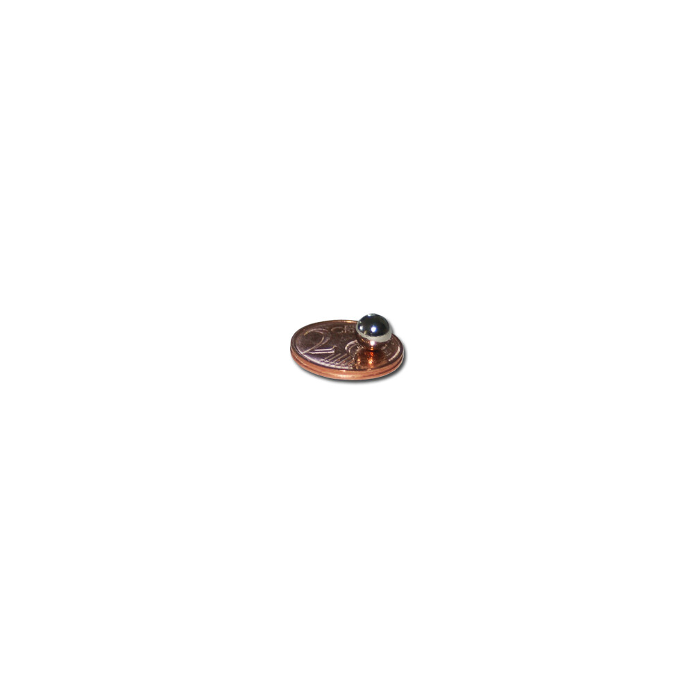 Neodymium Magnetic balls  6 mm N40 - pull force 500 g -