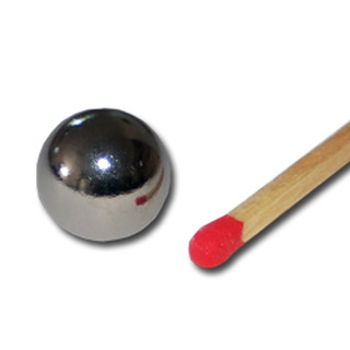 Neodymium Magnetic balls Ø 12 mm N40 - pull force 2,6 kg -