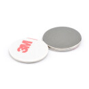 Neodymium Magnets Ø15x1 N42 self-adhesive acrylic...