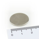 Neodym Magnete Ø20x1 mm N42 - Selbstklebend...