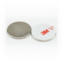 Neodymium Magnets Ø20x1 N42 self adhesive acrylic foam - 2,0 kg -
