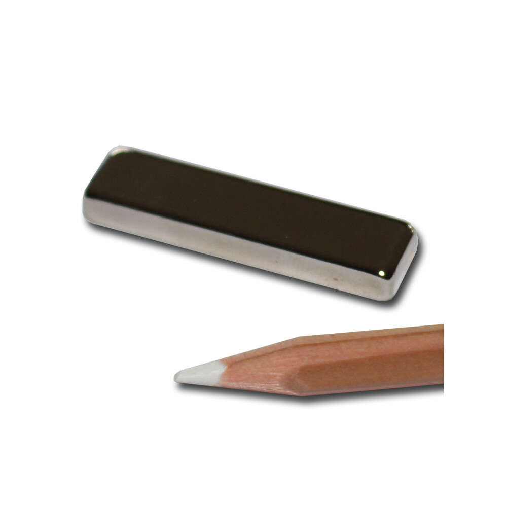 Neodymium Magnets 40x10x5 NdFeB N45 - pull force 10 kg