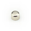 Neodymium flat pot magnets Ø 6 x 4,5 mm, Nickel - 500 g / 5 N