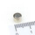 Neodymium flat pot magnets Ø 6 x 4,5 mm, Nickel - 500 g / 5 N
