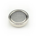 Neodymium flat pot magnets Ø 16 x 5 mm, Nickel -...