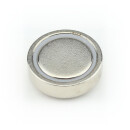 Neodymium flat pot magnets Ø 20 x 7 mm, Nickel -...