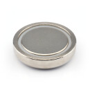 Neodymium flat pot magnets Ø32x8 mm