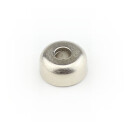 Neodymium flat pot magnets  10 x 5 mm, with counterbore - 1,3 kg / 13 N