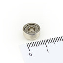 Neodymium flat pot magnets Ø 10 x 5 mm, with bore-...