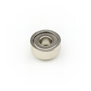 Neodymium flat pot magnets Ø 10 x 5 mm, with bore-...