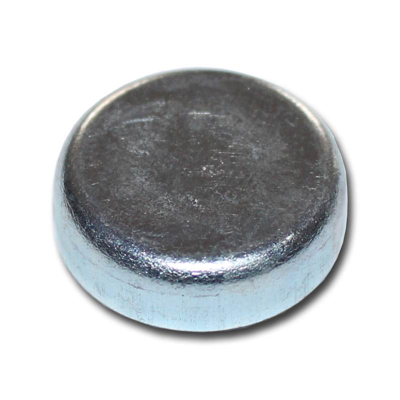 Ferrite flat pot magnets Ø 25 x 7 mm, Zinc - 4 kg / 40 N