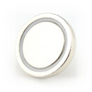 Neodymium flat pot magnets Ø 32 x 8 mm, with threaded neck - 35 kg / 350 N