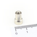 Neodymium flat pot magnets Ø 8 x 5 mm, with...