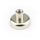 Neodymium flat pot magnets Ø 16 x 5 mm, with...