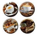 Magnetic pinboard Coffee Espress Bar 40x30 cm incl. 4 magnets