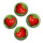 Motiv Magnetpinnwand Erdbeeren 40x30 cm inkl. 4 Magnete