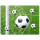 Motiv Magnetpinnwand Fußballtor 40x30 cm inkl. 4 Magnete