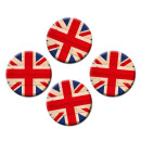 Motiv Magnetpinnwand Flagge UK Wood 40x30 cm inkl. 4 Magnete