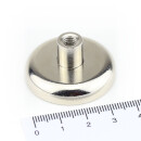 Neodymium flat pot magnets Ø 36 x 8 mm, with...