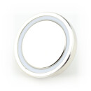 Neodymium flat pot magnets  48 x 10 mm, with screwed bush - 75 kg / 750 N