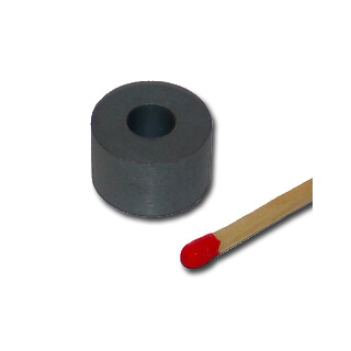 Hard ferrite Magnets Ø16xØ6,3x10 Y30 - 550 g -