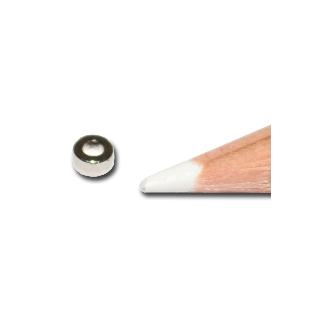 Neodym Ringmagnete 4x2x2 mm NdFeB N45