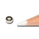 Neodymium ringmagnets 4x2x2 NdFeB N45 - pull force 300 g -