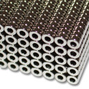 Neodymium ringmagnets 4x2x2 NdFeB N45 - pull force 300 g -