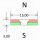 Neodym Magnete Ø15xØ3,5x3 mm NdFeB N45 NORD Senkung NICKEL