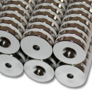 Neodymium magnets Ø20xØ4,2x4 with...