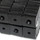 Neodymium magnets 20x20x5 with counterbore North Ø4,2 mm black Epoxy - pull force 8 kg -