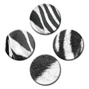 Motiv Magnetpinnwand Zebra 40x30 cm inkl. 4 Magnete