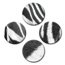 Motiv Magnetpinnwand Zebra 40x30 cm inkl. 4 Magnete